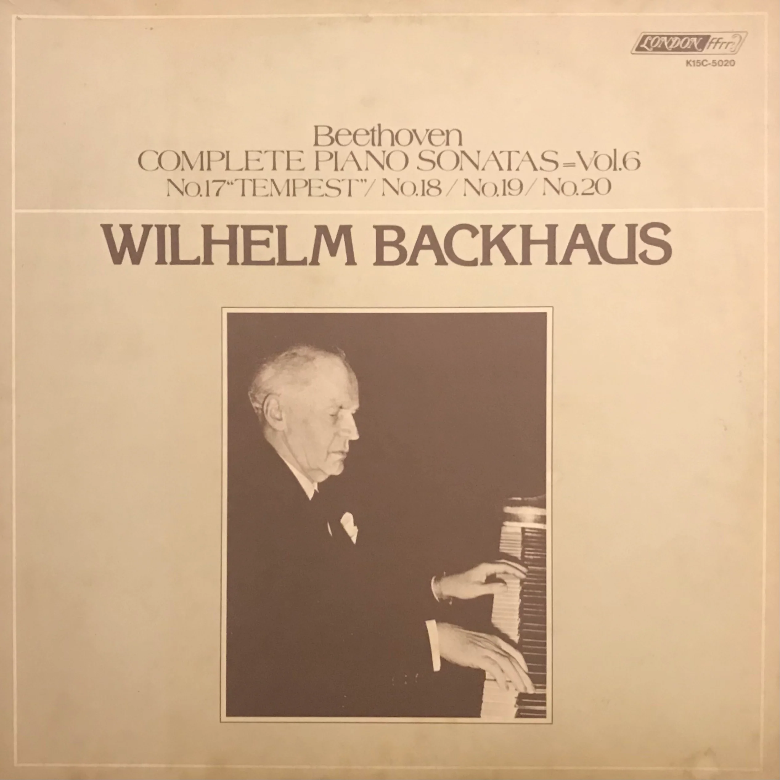 Beethoven: Complete Piano Sonatas - Vol.6  No.17” Tempest”/ No.18/ No.19/ No.20