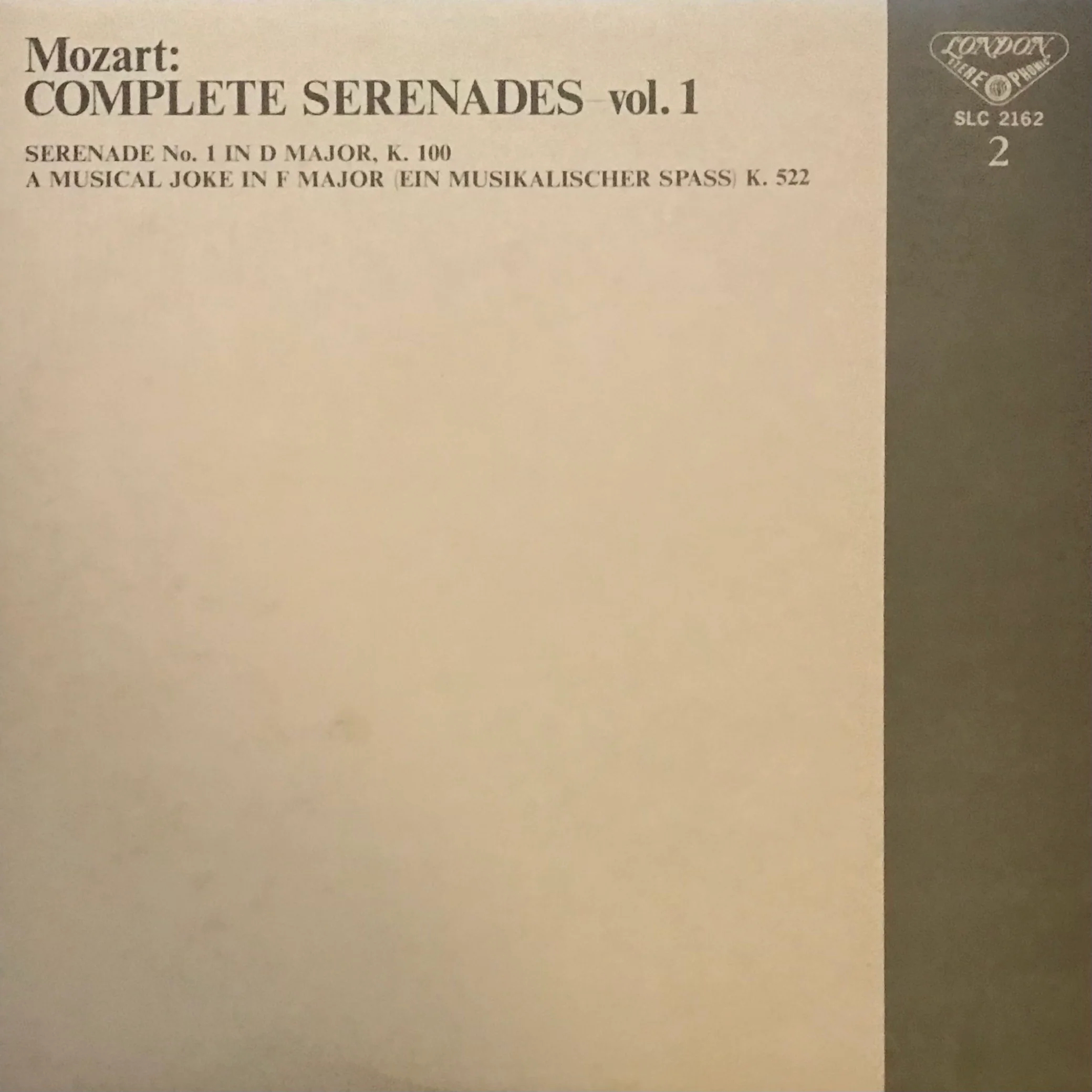 Mozart: Complete Serenades Volume I( Willi Boskovsky)( Box Set No.49) - Image 3