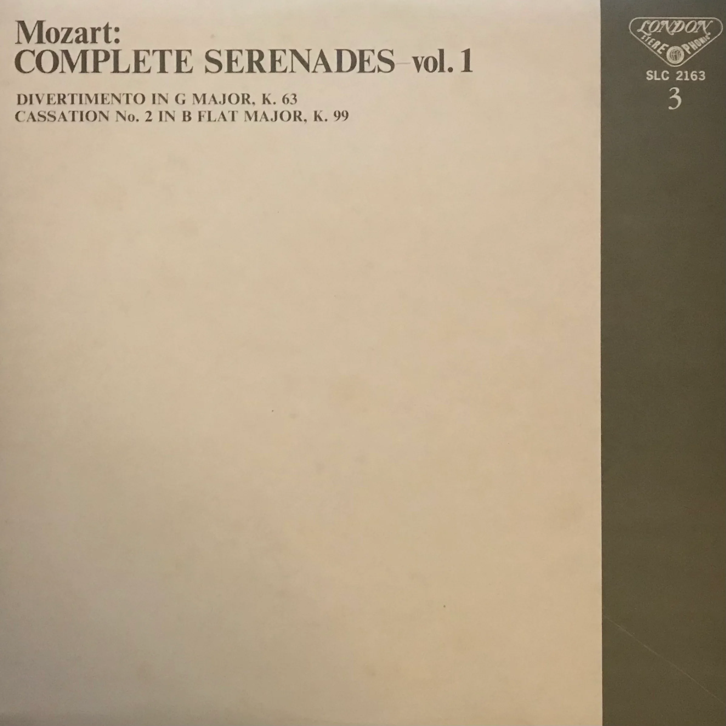 Mozart: Complete Serenades Volume I( Willi Boskovsky)( Box Set No.49) - Image 4